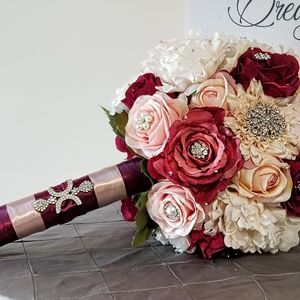 Romantic Blushing Bride Bouquet
